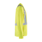 Blaklader 3383 Hi-Vis UV Long Sleeved V-Neck T-Shirt