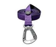 BTactical™ Nylon Carabiner Clip Dog Lead | Extra-Strong Anti Tangle - Lavender Purple