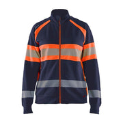 Blaklader 3505 Women's Hi-Vis Full Zip Sweatshirt