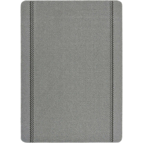 Washable Designer Bordered Grey Rug | 116G