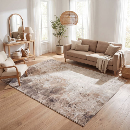 Montana Abstract Brown Rug | 3728