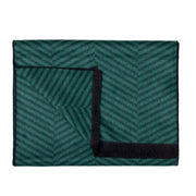 Green Herringbone Bamboo Scarf