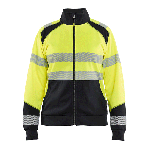 Blaklader 3508 Women's Hi-Vis Full Zip Sweatshirt