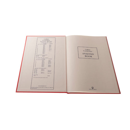 Cathedral -  Accounts Book  4 Cash Columns  - Red (69/4.1)