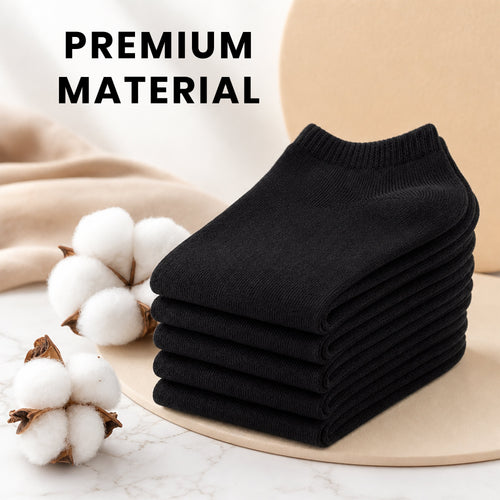 Sock Stack Men's Trainer Socks 6 Pairs Lightweight Cotton Blend Ankle With Arch Support