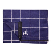 Blue Check Bamboo Scarf