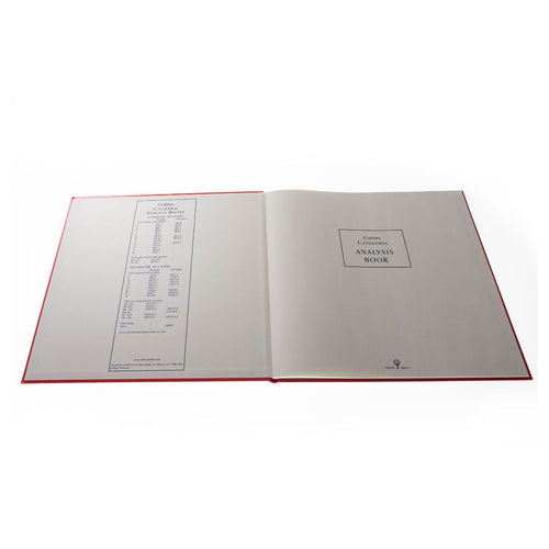 Cathedral -  Accounts Book Analysis 12 Cash Columns - Red (150/12.1)
