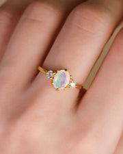 Opal Ring in 18k Gold Vermeil