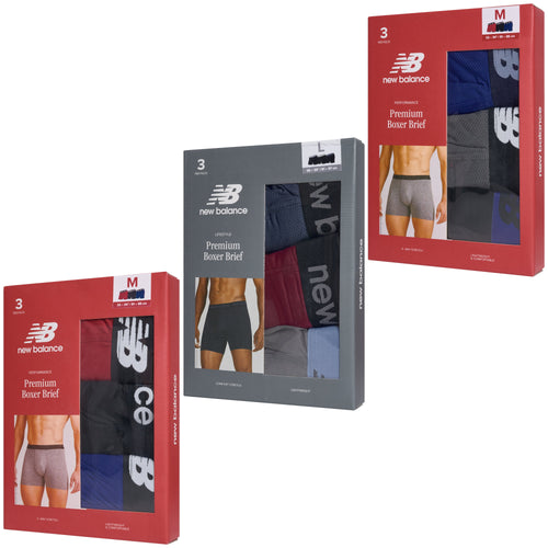 New Balance 3 Pack Premium Boxer Briefs