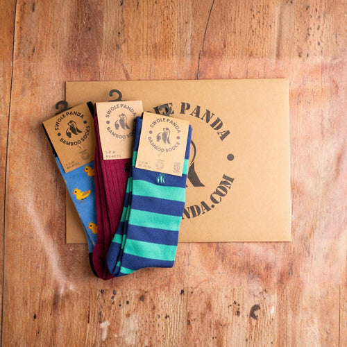 Get fresh pairs of super soft bamboo socks each month.