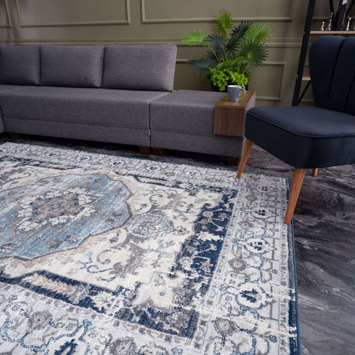 Montana Vintage Navy Rugs | 4040