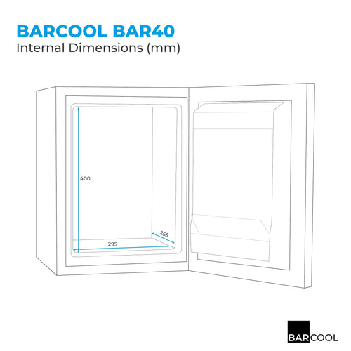 Barcool Bar40 LED Mini Bar Fridge