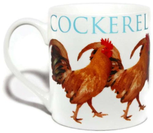 Cockerel Farmyard China Gift Mug