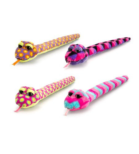 Keel Toys 100 cm Sparkle Eyes purple and Orange Spot