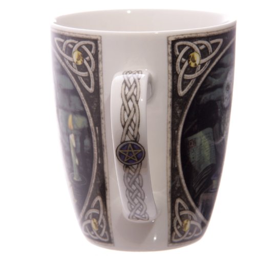 Set of 2 MULP08 - Lisa Parker Owl Design Bone China Mug