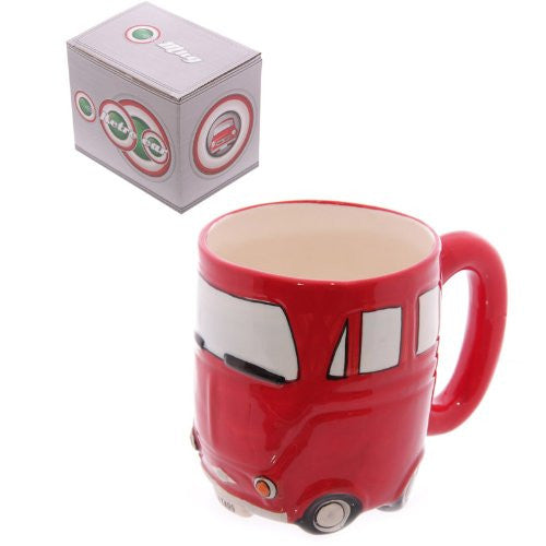Red Retro Car Mug