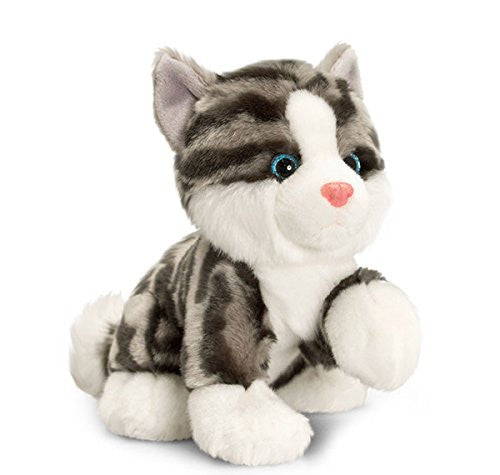 Keel 25cm Posing Grey Sparkle Eye Cat