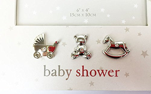 Mum To Be Present Baby Shower Gift Favour Mummy Unisex Keepsake-'Baby Shower' Frame