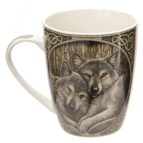 Lisa Parker Loyal Companions Wolf Bone China Mug