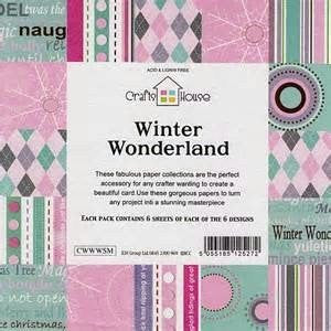 winter wonderland paper pack 36sheets six each design