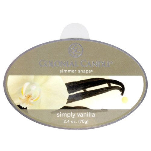 Colonial Candle 1-Piece Candle  simply vanilla  wax melt