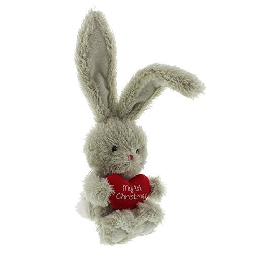 bebunni my first christmas bunnie holding a heart