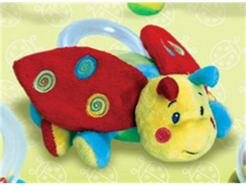 Keel Toys Cuddly Soft Snug as a Bug Ladybird Rattle Baby Gift 15cm