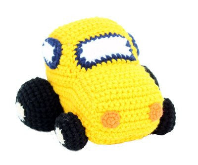 Crochet Yellow Car