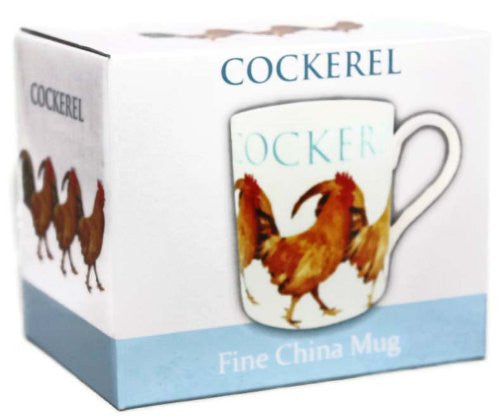 Cockerel Farmyard China Gift Mug