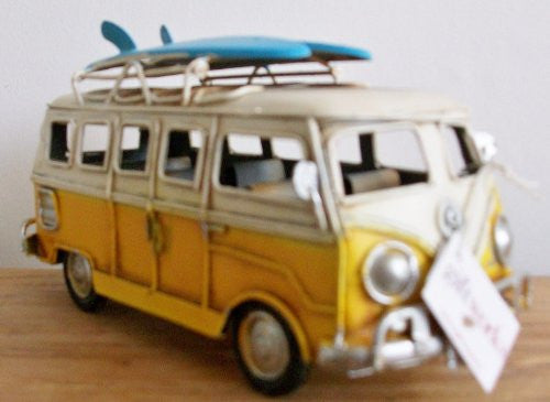 Camper Van Surf Board Ornament 16cm *Hand Painted*