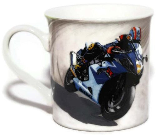 Suzuki GSX R1000 Motorcyle - Fine Art Watercolour China Gift Mug