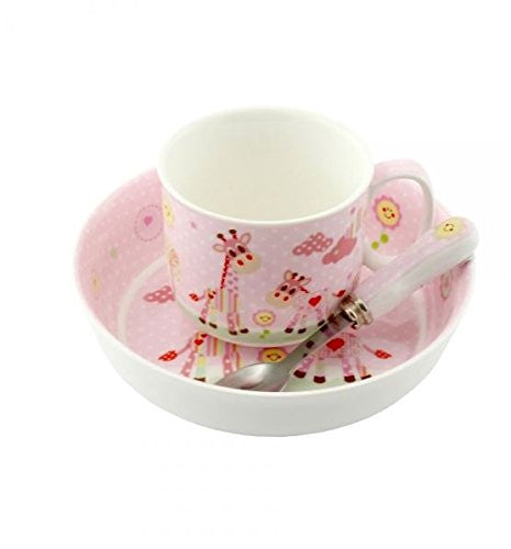 Lesser and Pavey - Little Treats Little Sunshine Feeding Set (Pink)