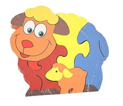 Wooden Toys - Farm Animal Wooden Puzzle - SHEEP - ACKD60675.SHEEP - Ackerman