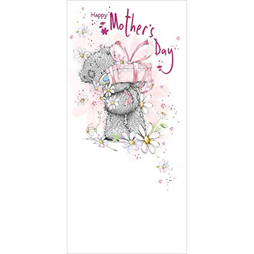 Me To You Bear Tatty Teddy Holding Present Mother's Day Card