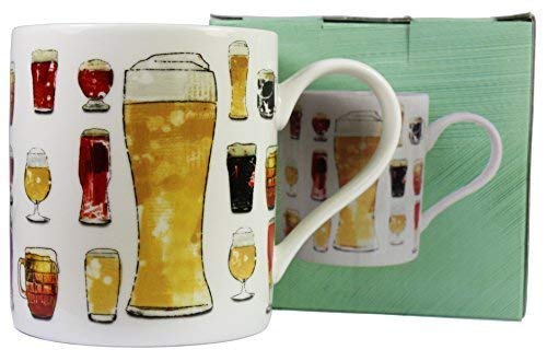 Julia Hook Beer and Drinks Design Fine China Mug
