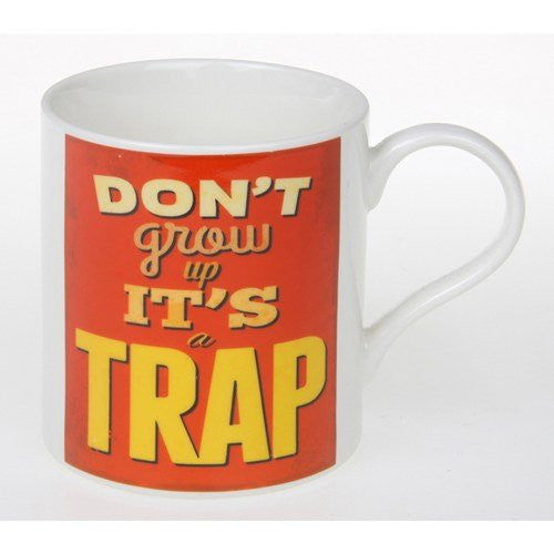 retro sayings mug grow up