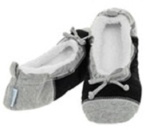 Womens Ladies Adult Colour Block Ballerina Snoozies Slippers Assorted Colours and Sizes