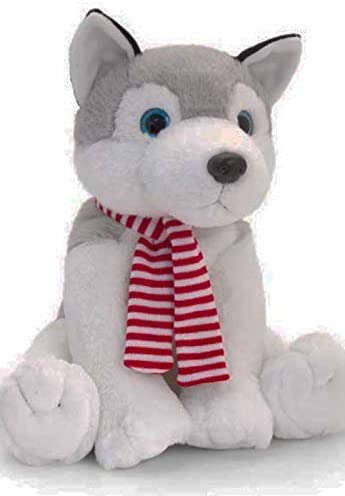 Keel Soft Toy: Husky 30cm with Scarf 30cm sx2306