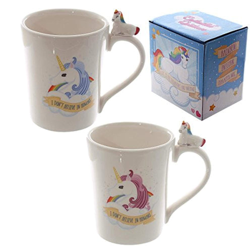 Puckator 'Lovely Mug with Unicorns on the handle