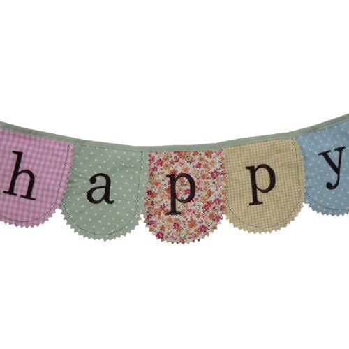 Bunting - Happy Birthday - Pink - 2m - Powell Craft