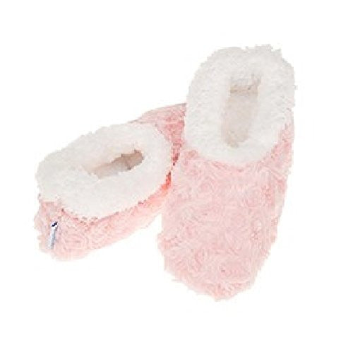 Womens Ladies Adult Snoozies Rose Print Range Slippers Assorted