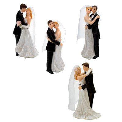 Custom Wedding Cake Topper Bride and Groom Silhouette with Dog