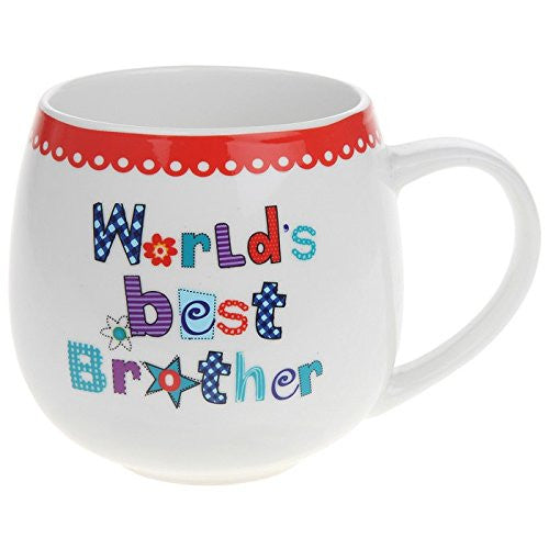 Worlds best brother mug gift