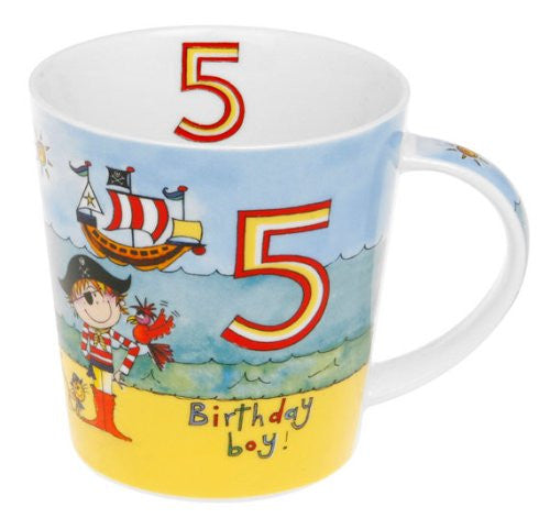Rachel Ellen Design 5th Birthday Boys Mug