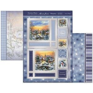 hunkydory adorable scorable luxury card collection snowy days snowy village