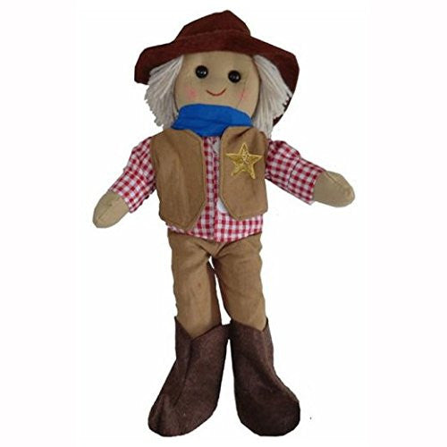 powell craft  cowboy rag doll 40cm