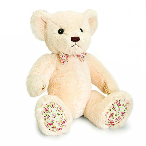 Keel Toys - Belle Rose Bear Soft Toy - 25cm (Cream)
