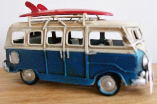 Camper Van Surf Board Ornament 16cm *Hand Painted*