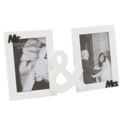 Mr & Mrs - Photo frame by Juliana white/Black MDF