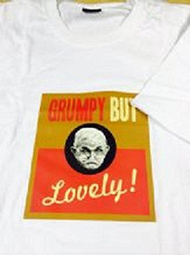 fun novelty tee shirt grumpy but love lovely